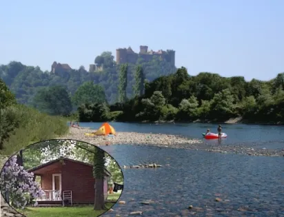 Camping LES CHALETS SUR LA DORDOGNE
