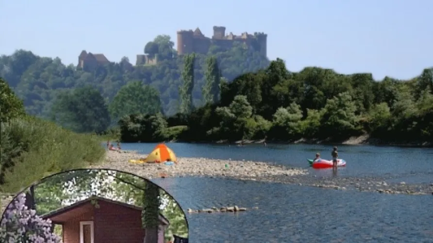 Camping LES CHALETS SUR LA DORDOGNE