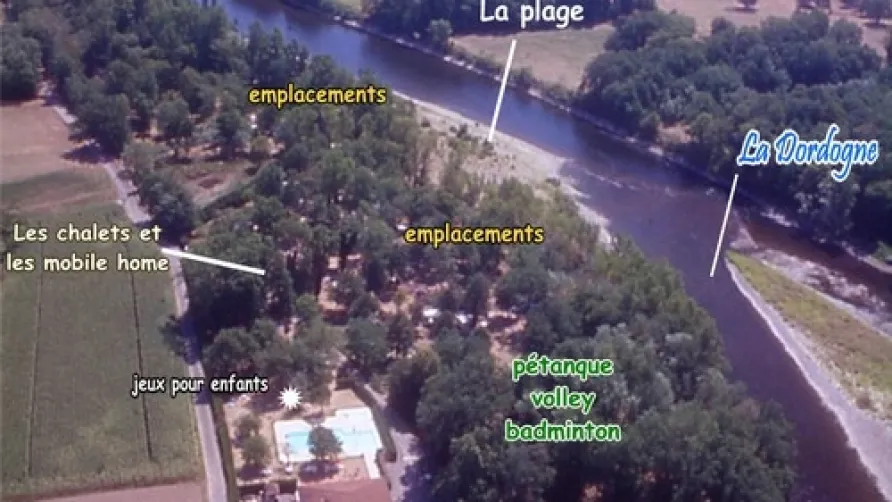 Camping LES CHALETS SUR LA DORDOGNE