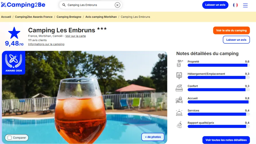 Camping Les Embruns