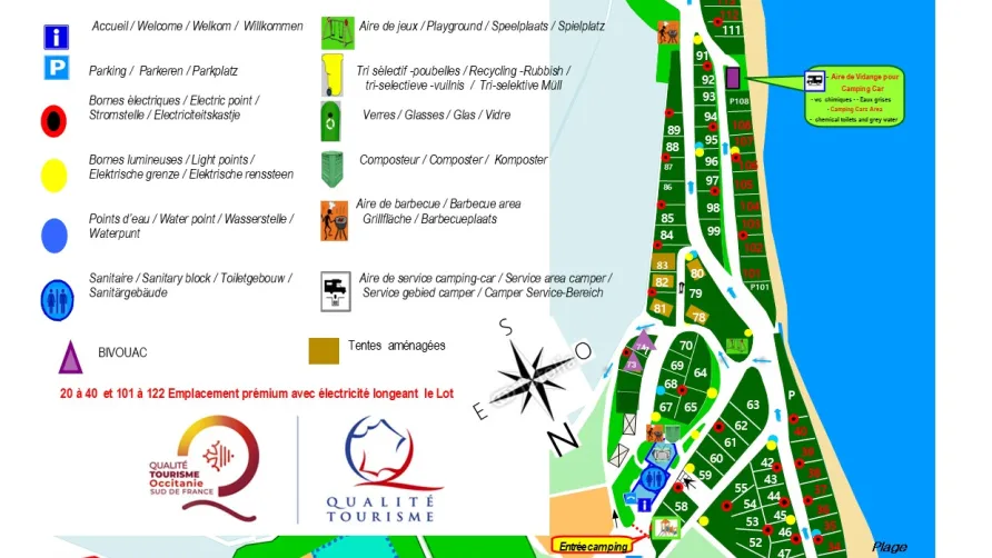 Camping Qualité le Val de Saures