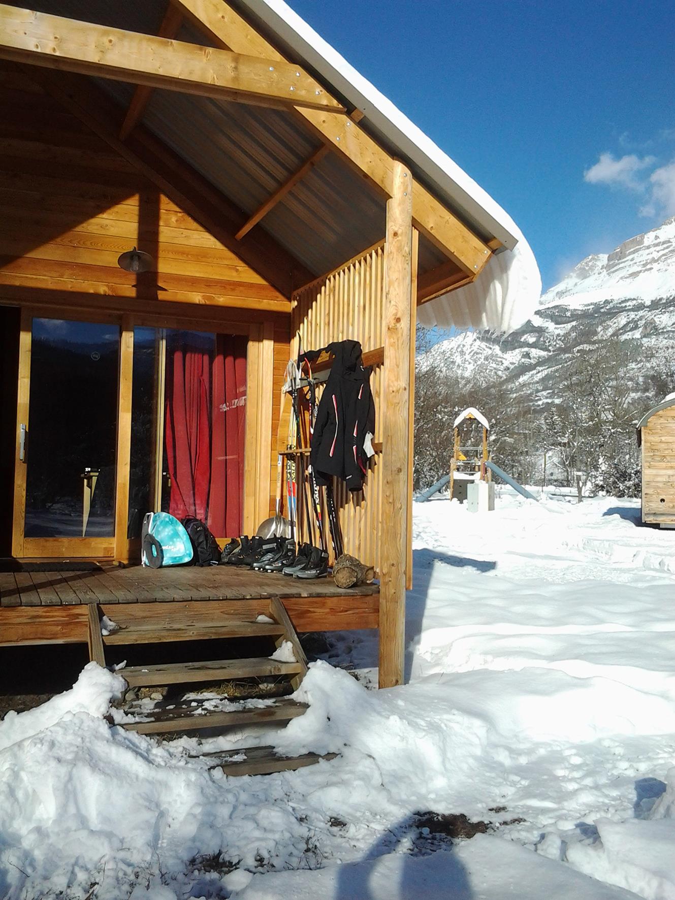 Les chalets Huttopia de Bourg-St-Maurice