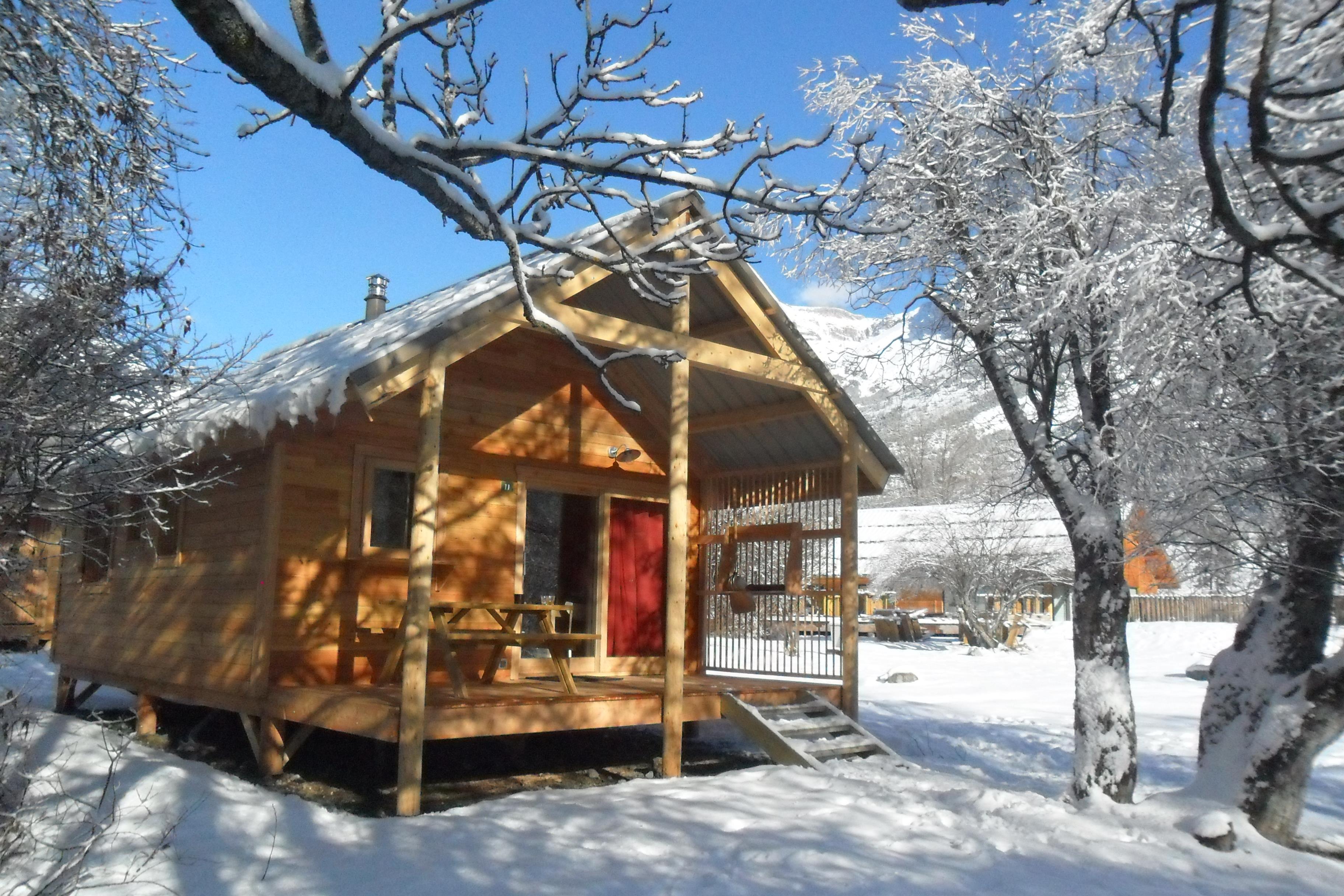 Les chalets Huttopia de Bourg-St-Maurice