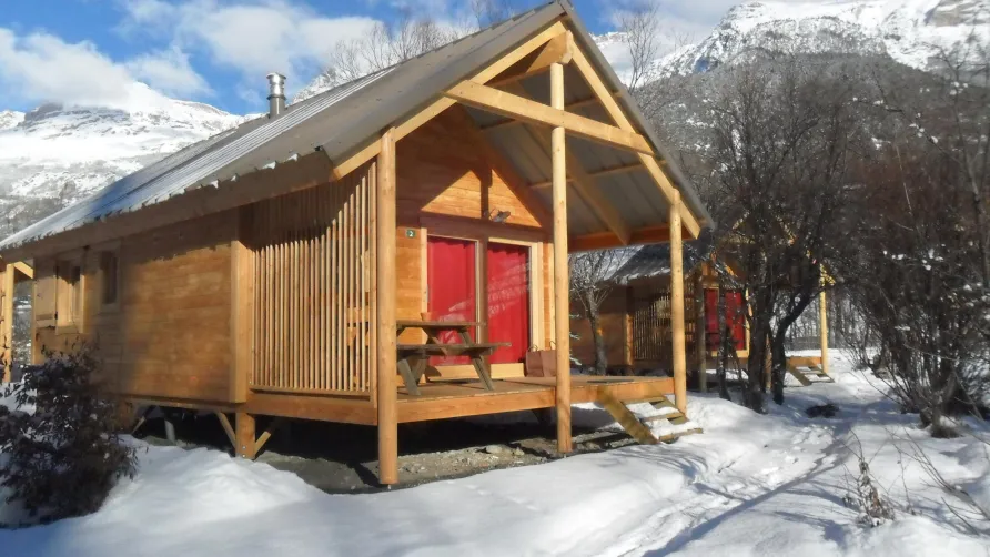 Les chalets Huttopia de Bourg-St-Maurice