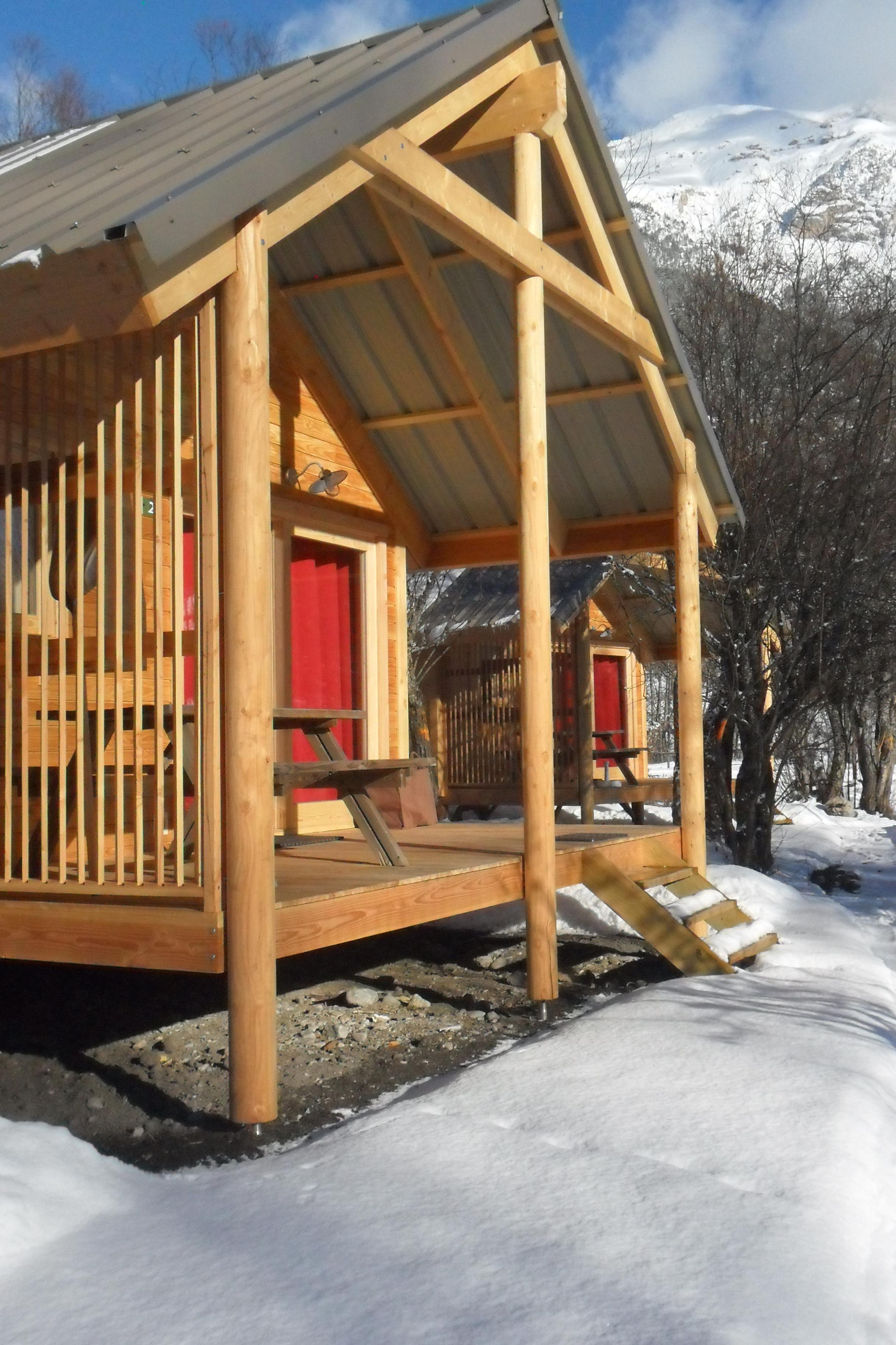 Les chalets Huttopia de Bourg-St-Maurice