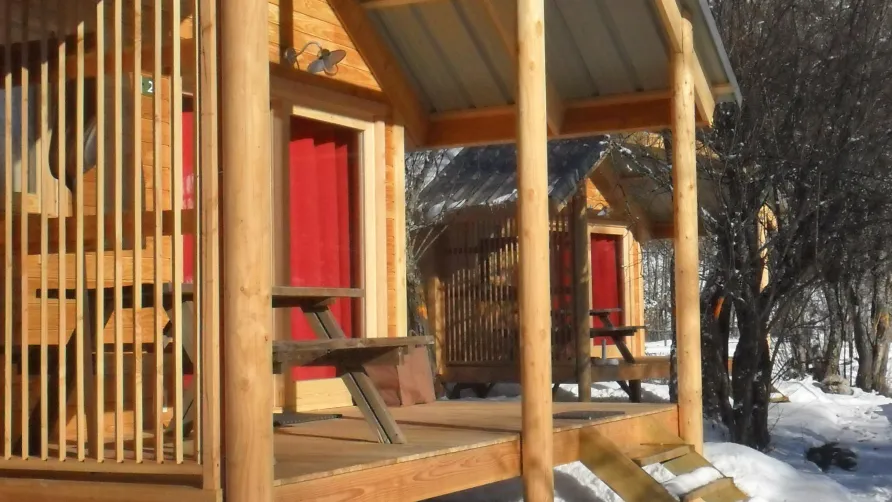 Les chalets Huttopia de Bourg-St-Maurice