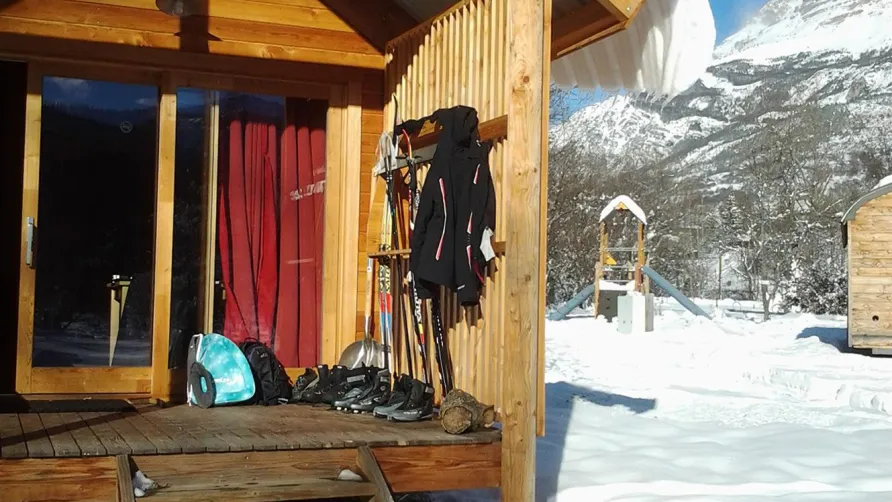 Les chalets Huttopia de Bourg-St-Maurice