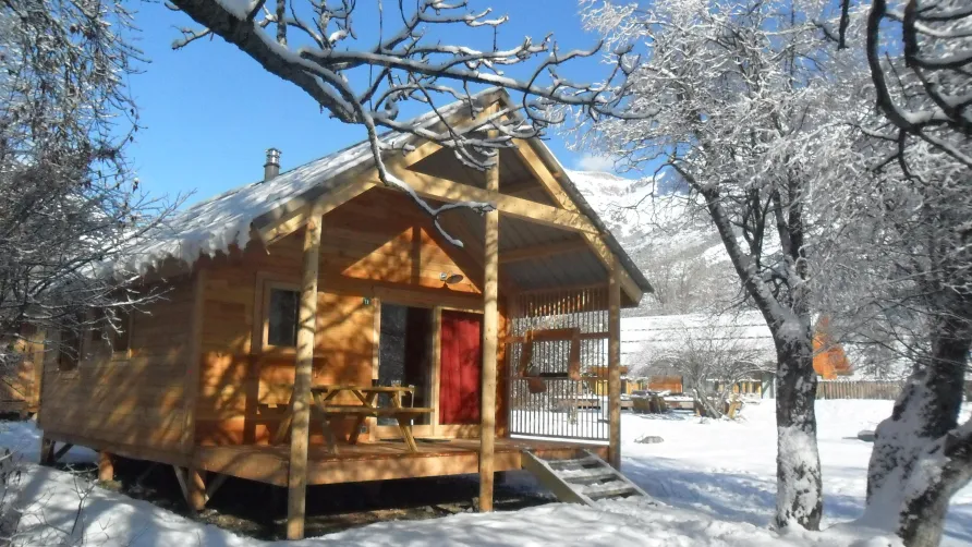 Les chalets Huttopia de Bourg-St-Maurice