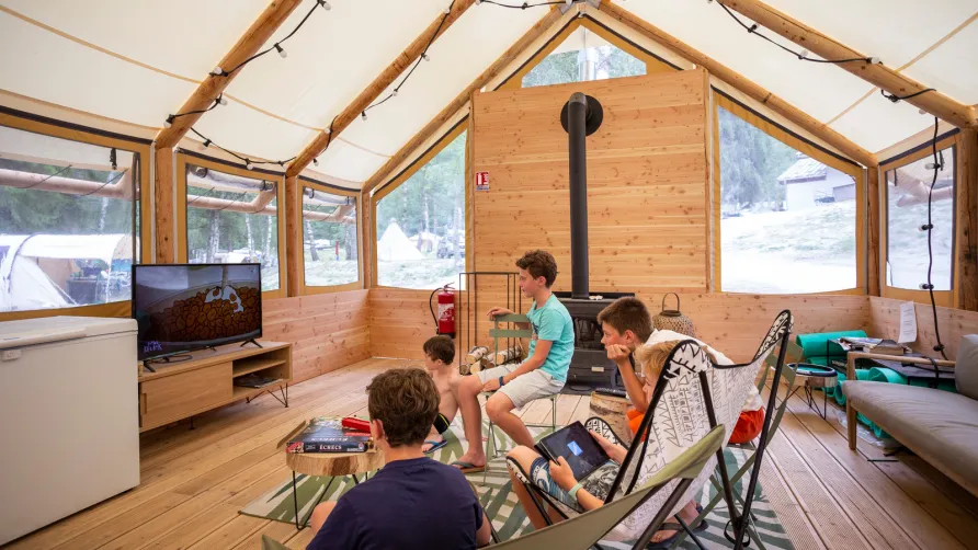Huttopia Bozel en Vanoise