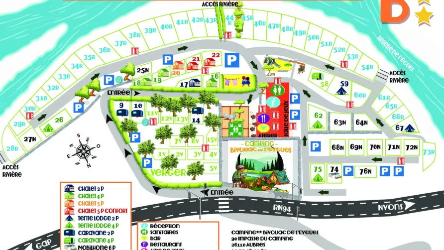 Camping Le Bivouac de l’Eygues
