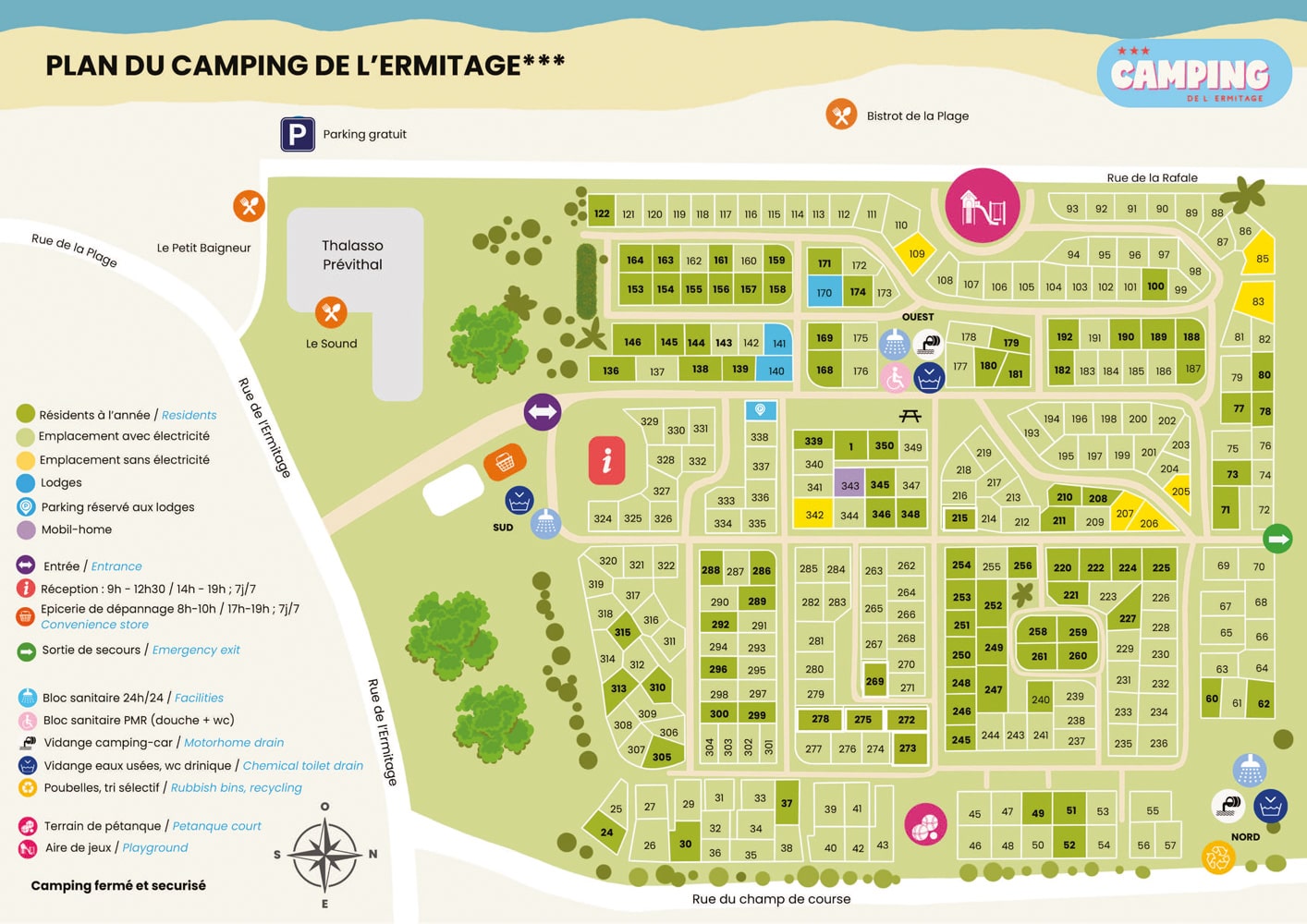Camping Mirabel de l'Ermitage