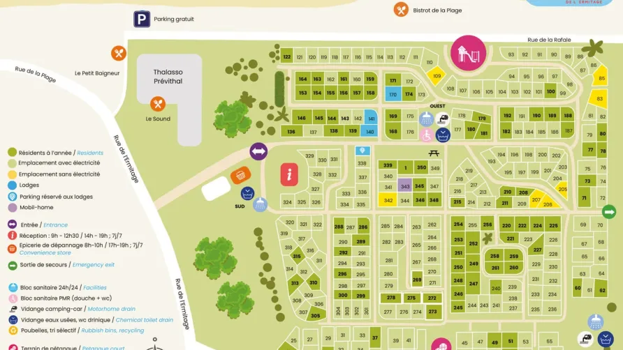 Camping Mirabel de l'Ermitage