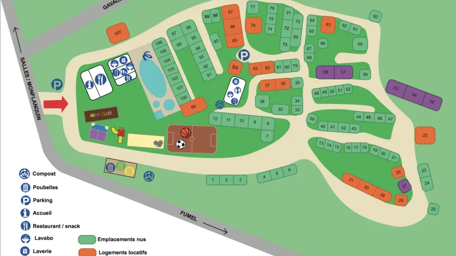 Camping des Bastides