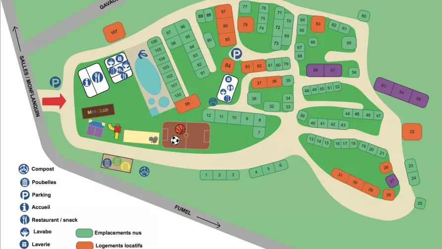 Camping des Bastides