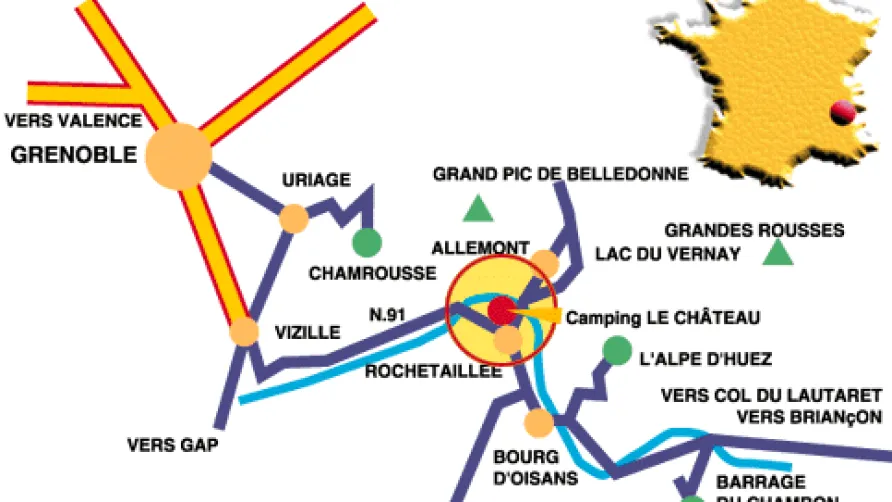 Camping Le Château de Rochetaillée